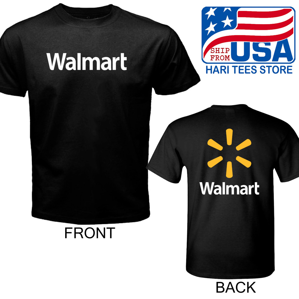 Walmart Store Men’s Black Size S to 5XL