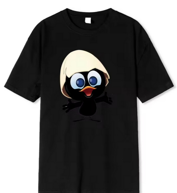 MENS SUMMER CALIMERO VINTAGE ANIMATION CASUAL WEAR T-SHIRT T-SHIRT