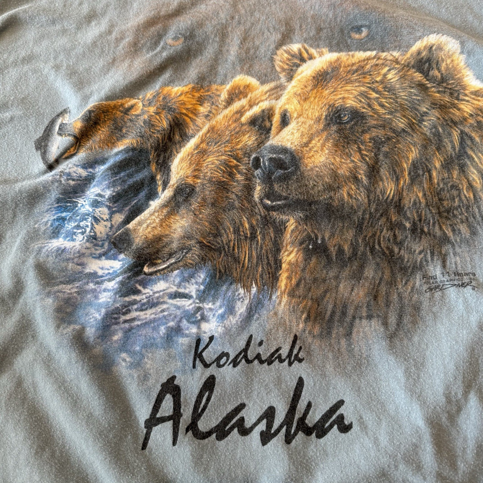 vintage Kodiak, Alaska Polar Graphics tshirt mens XL find 11 bears search N find