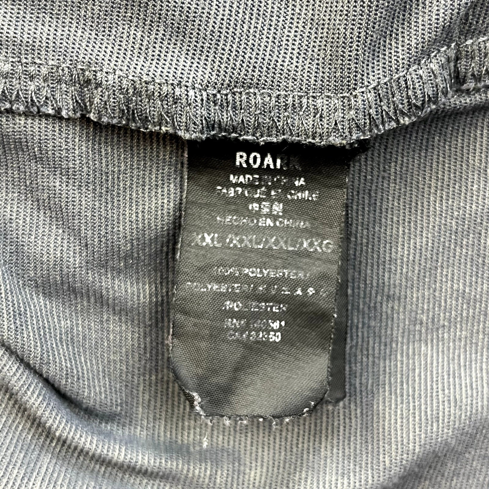 Roark Revival Pocket T-Shirt Adult XXL Gray Polartec Lightweight Athletic Sports