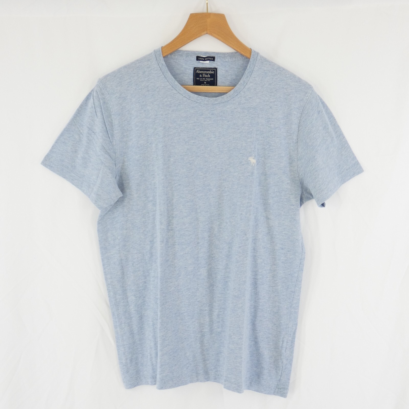 Abercrombie & Fitch Mens T Shirt Bundle M Logo Cotton Crew Neck 3 Pack Casual