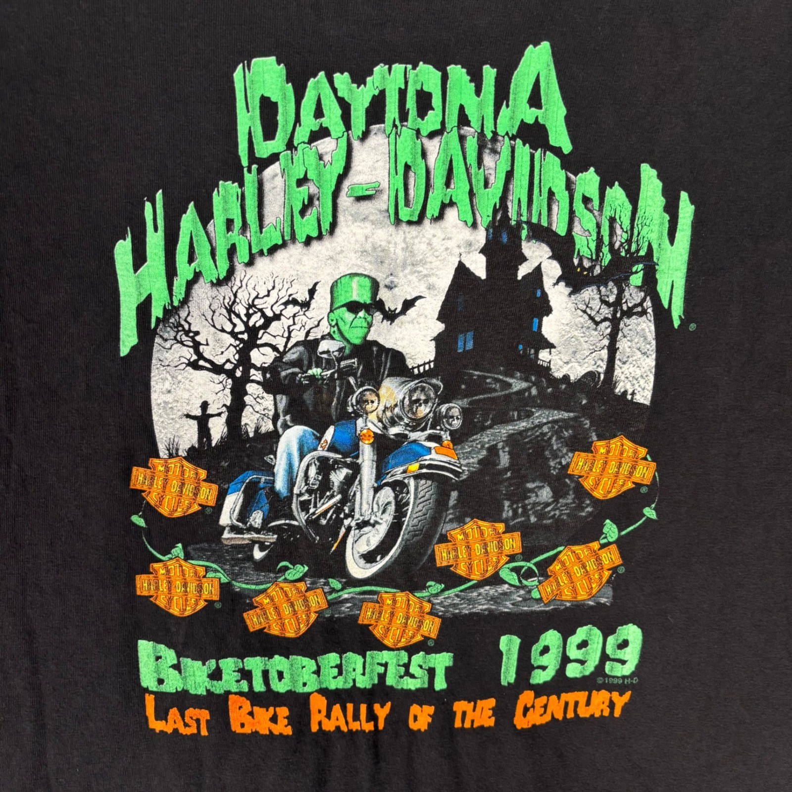 VNTG Harley Davidson Daytona Bike Week 99 Last Bike Rally of Century T Shirt XXL