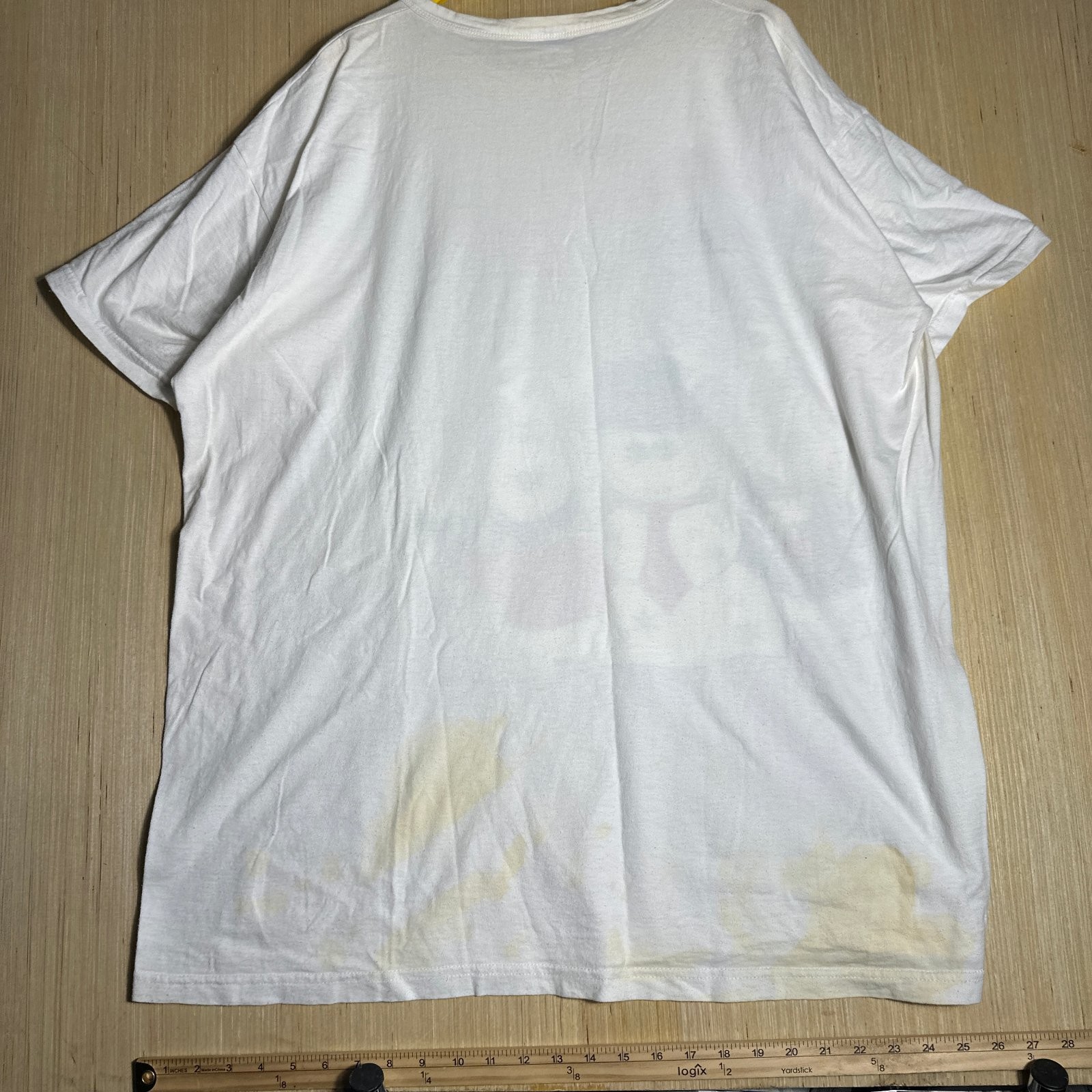 Vintage Christmas Let It Snow Shirt OSFA White Short Sleeve Men’s Graphic 90s