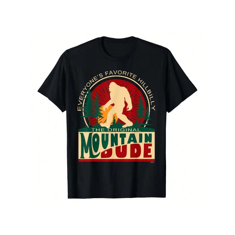 Funny Sasquatch Mountain Dude Everyone’S Favorite Hillbilly T-Shirt T-Shirt Men