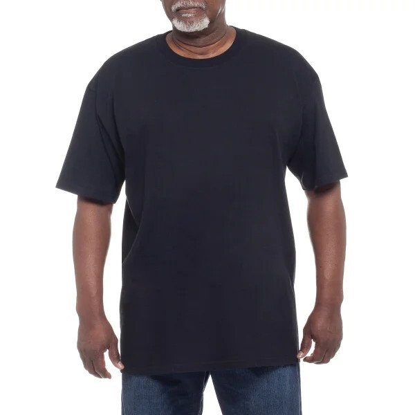 Kirkland Men’s 6-pack Black 100% Cotton Crew Neck T-Shirts – FREE SHIPPING!
