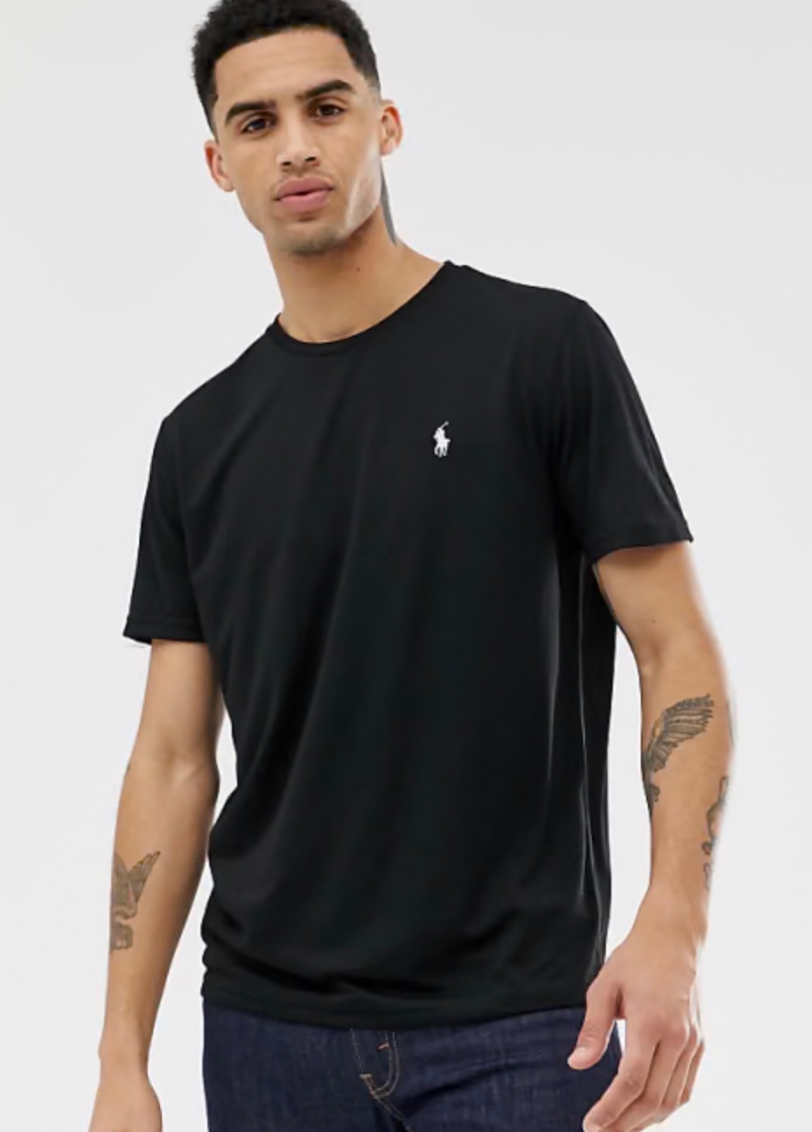 Polo Ralph Lauren Black Classic Fit PERFORMANCE Short Sleeve T Shirt