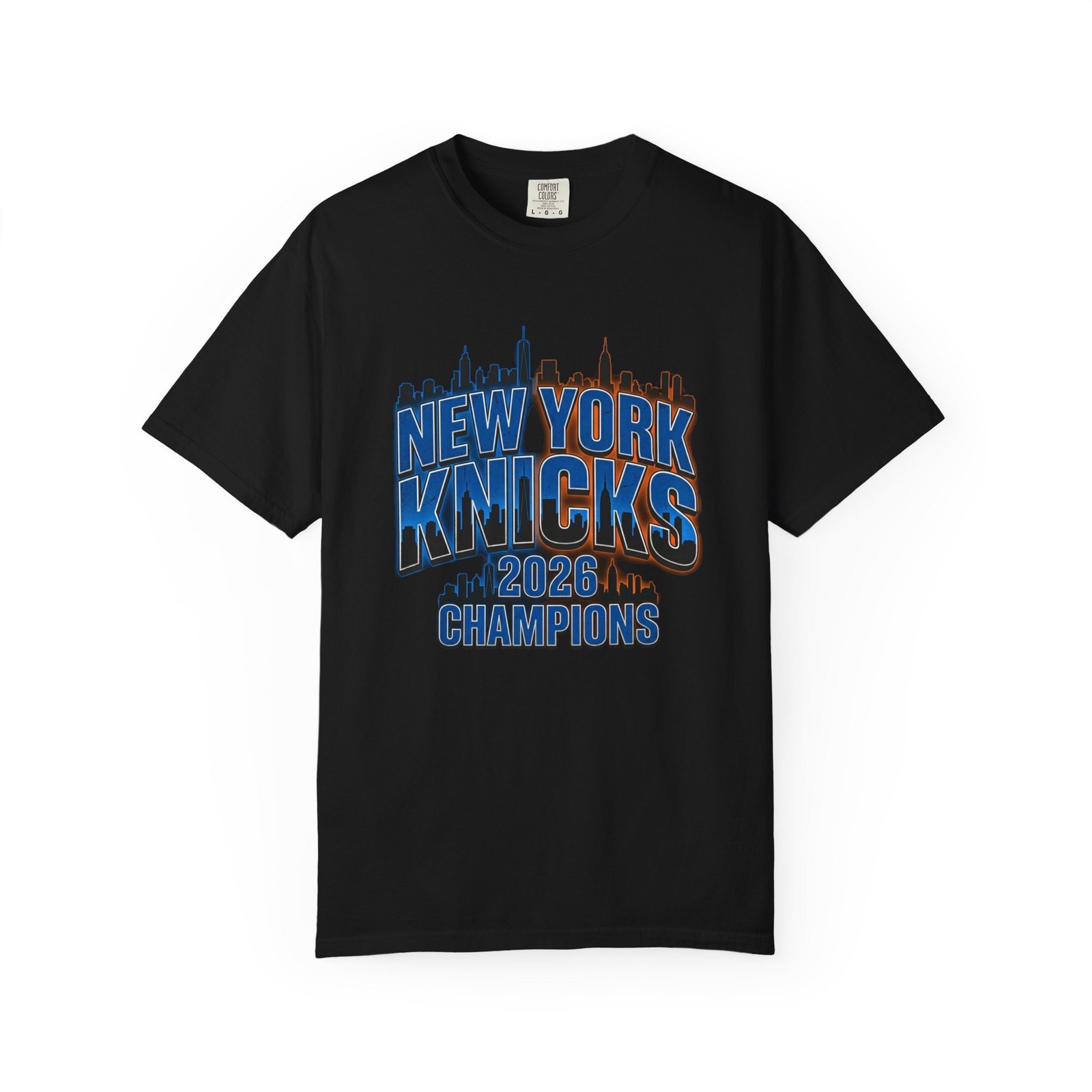 New York Knicks 2026 Champions T-shirt | NYC Skyline Basketball