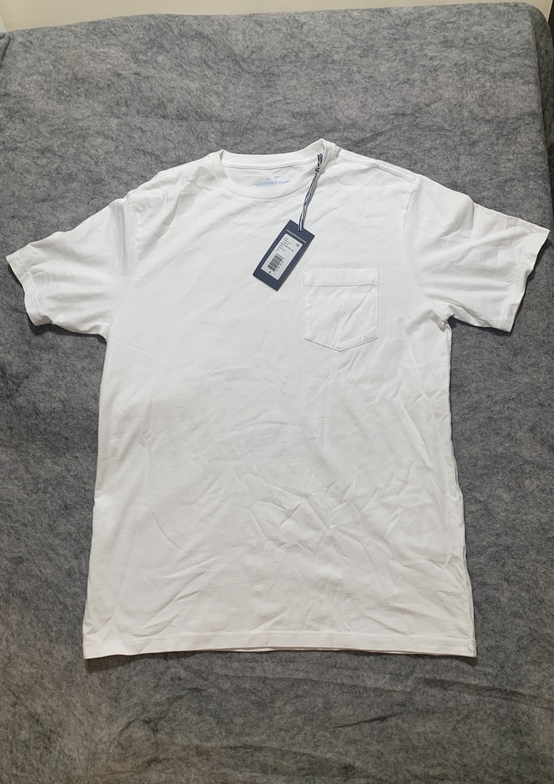 Vineyard Vines Men’s Short Sleeve Pocket T-Shirt White Size Small (S) – NWT