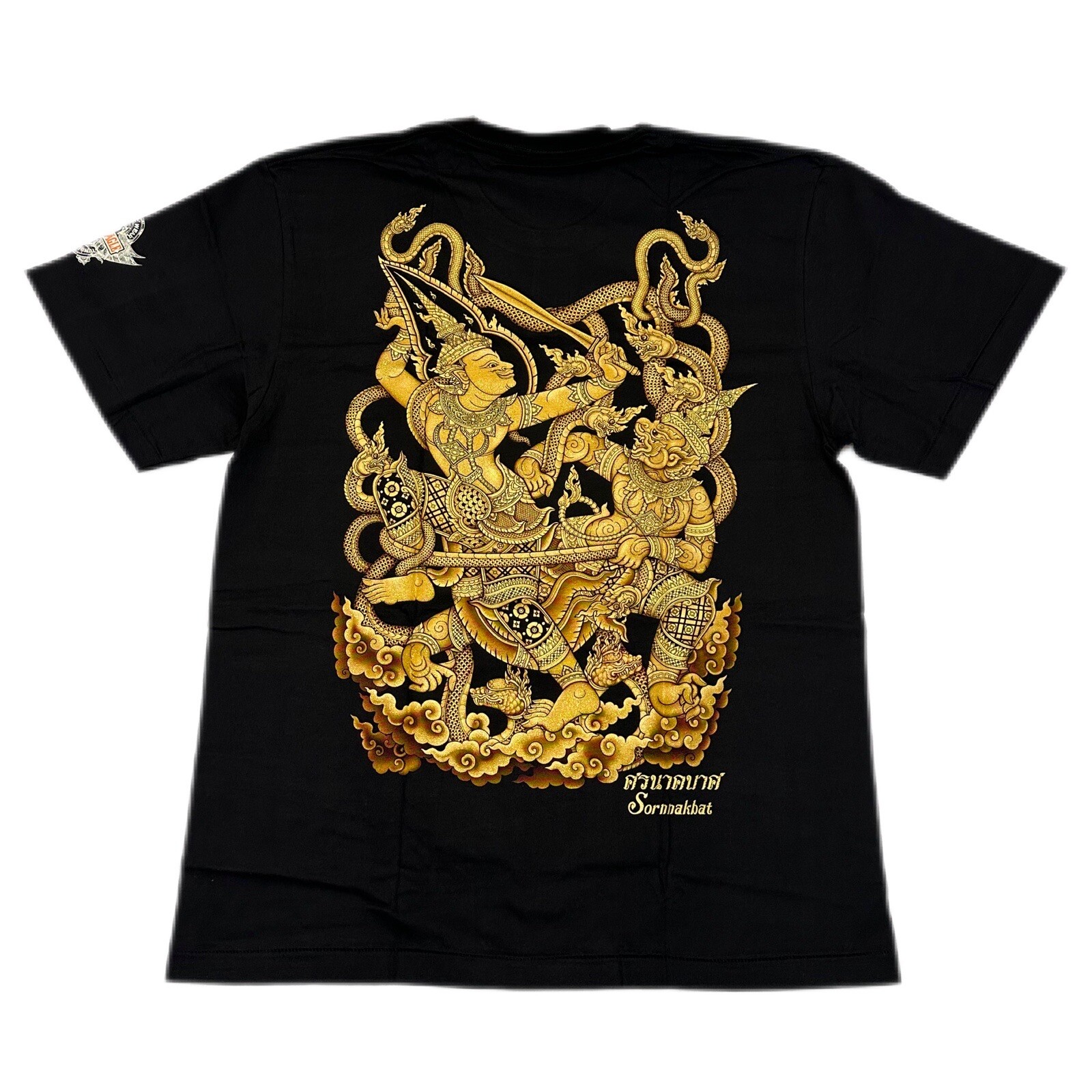 Rock Eagle Thai Art on T-Shirt – Ramayana Ramakien – Extra Large