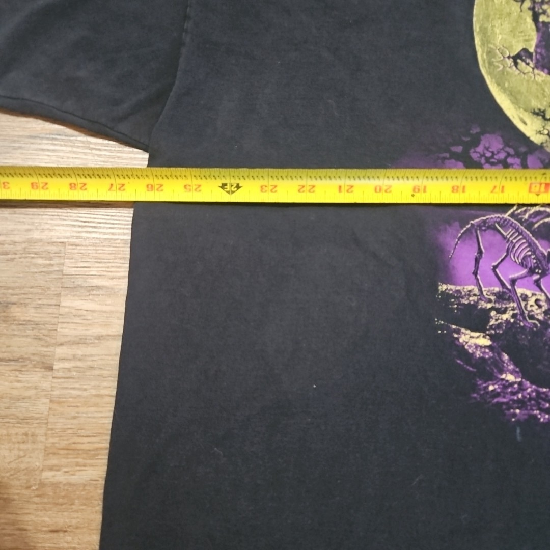 2000s Halloween Rest in Pieces Graveyard Zombie Horror Tshirt Size 3xl