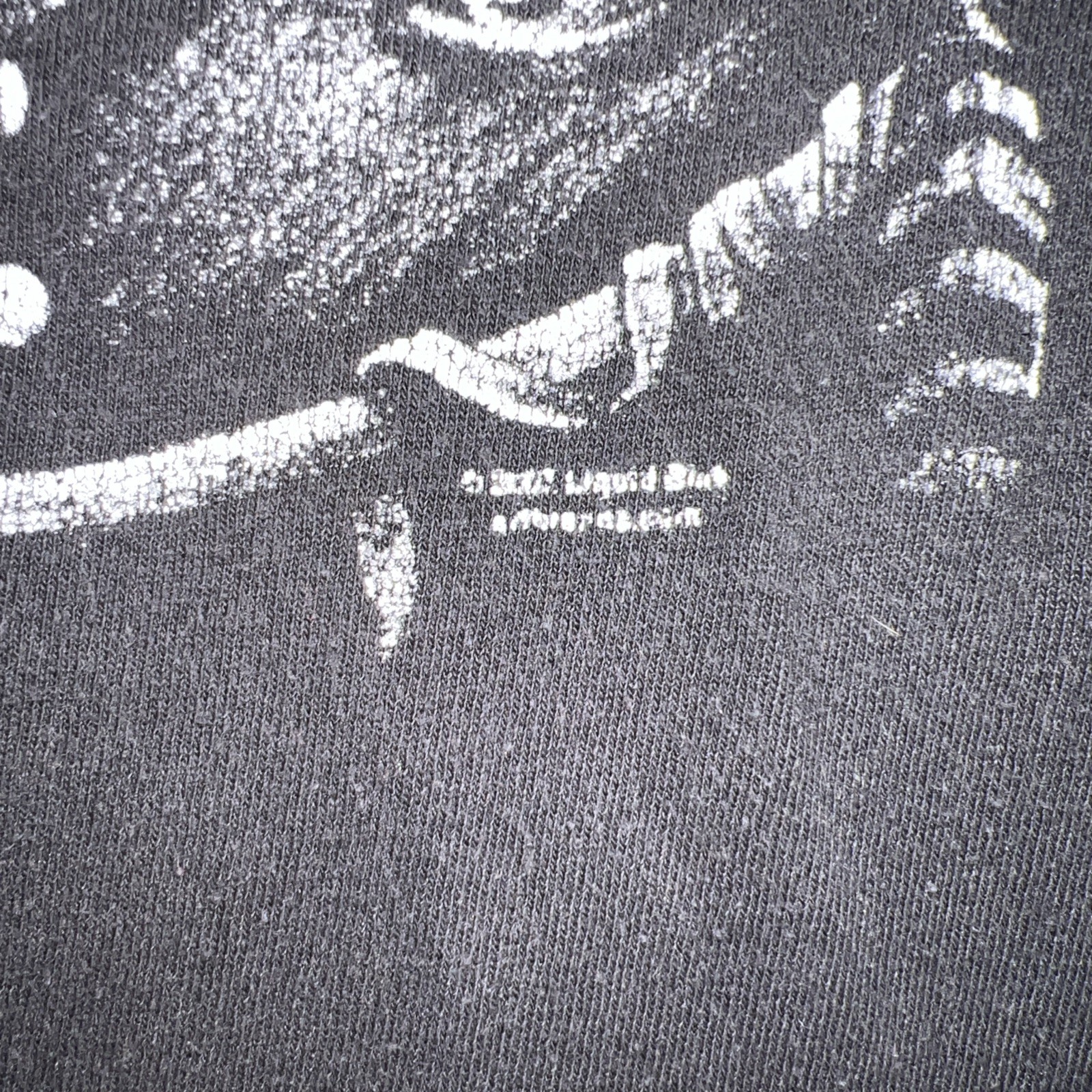 VTG Dreamcatcher American Indian Wolf Shirt Men’s L Liquid Blue Print Delta Pro