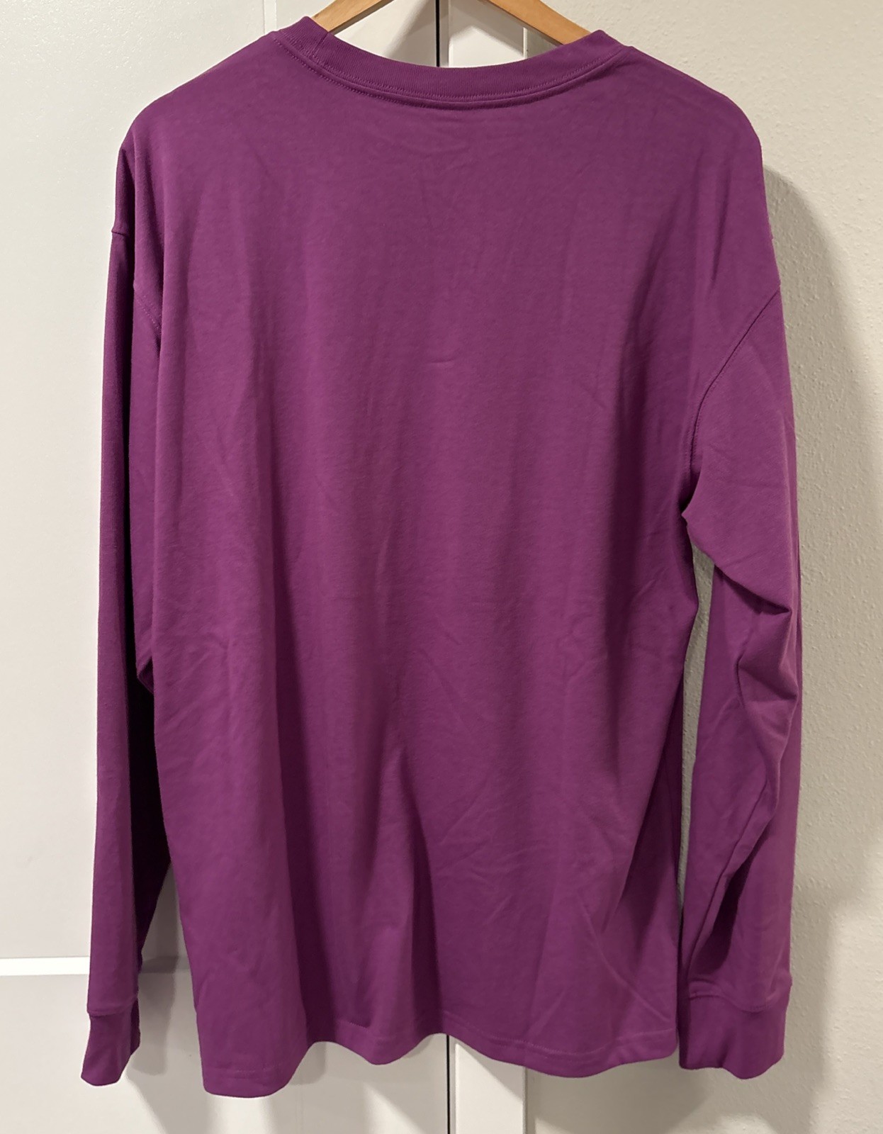 Nike ACG Embroidered Logo Long Sleeve Shirt FQ3738 506 Trail Hike Purple M NWT