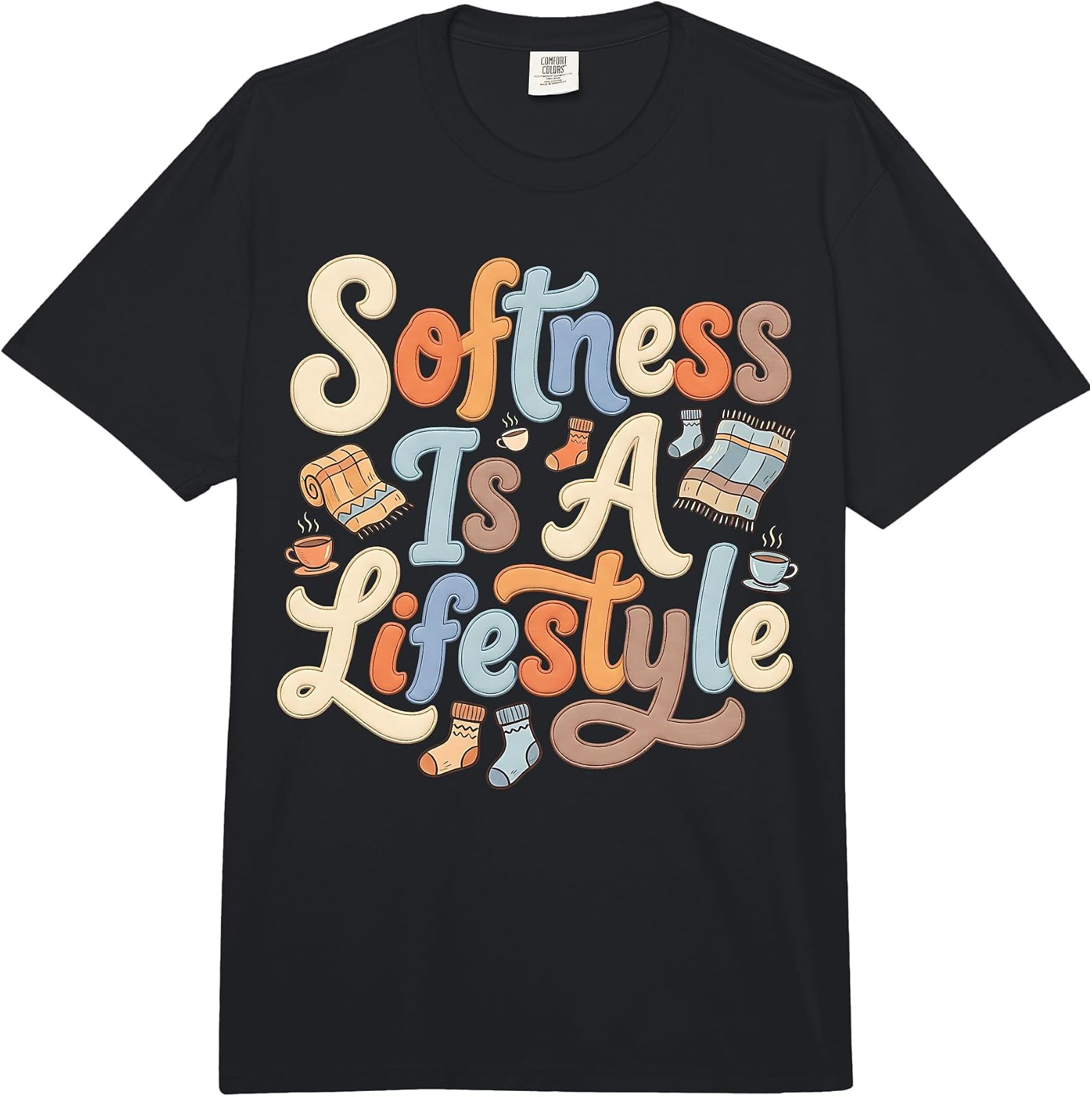 Cozy Vibes Heavyweight T-Shirt – Soft Aesthetic for Ultimate Comfort
