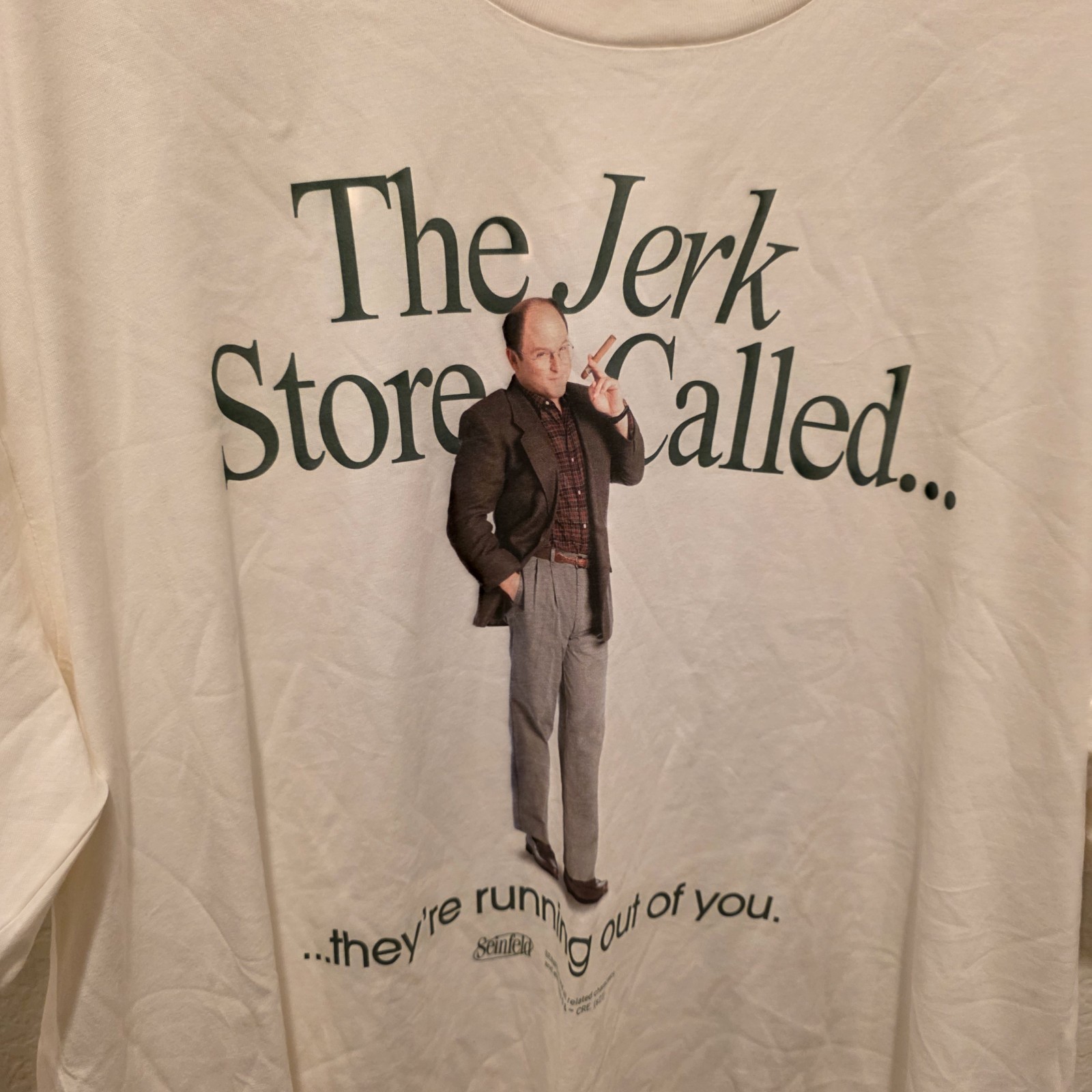 Seinfield Tee T Shirt George Costanza Jerk Store TV Show Officially licensed 3XL