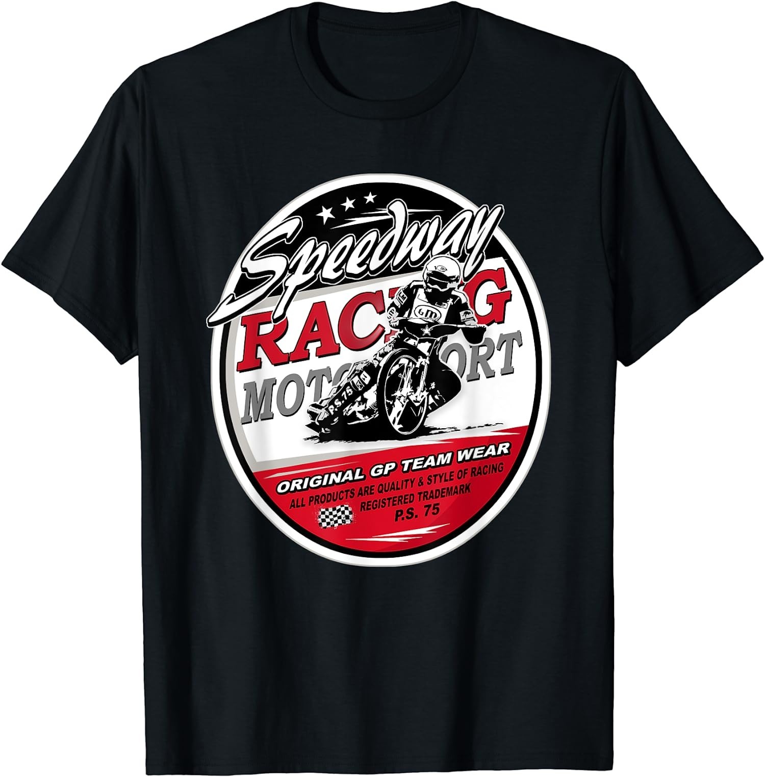 Motorcycle Speedway Flat Track Racing Graphic T Shirt Unisex S-5XL