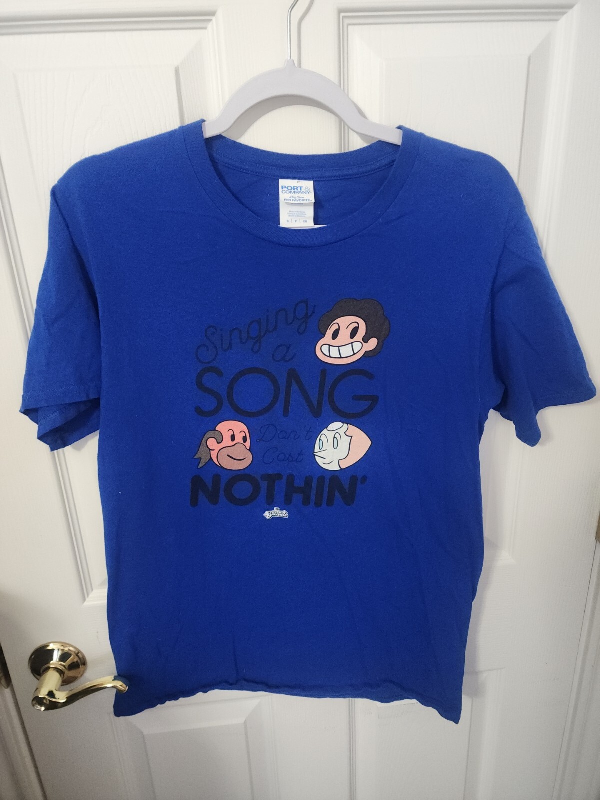 Steven Universe Graphic T-Shirt SIZE S “Singing A Song Don’t Cost Nothin'”