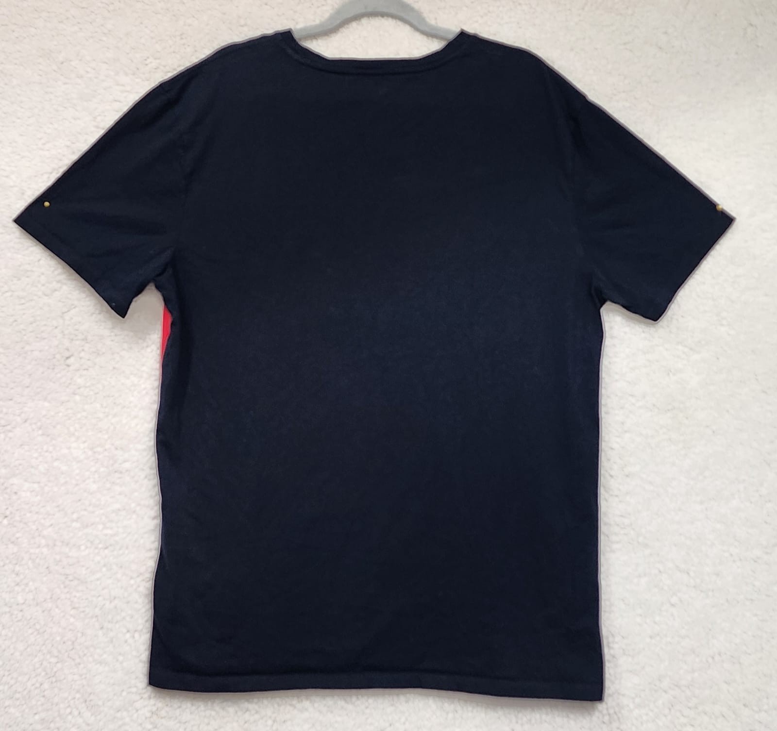 Tommy Hilfiger Men’s Colorblock T-Shirt Size XL Navy Red White Cotton Crew Neck