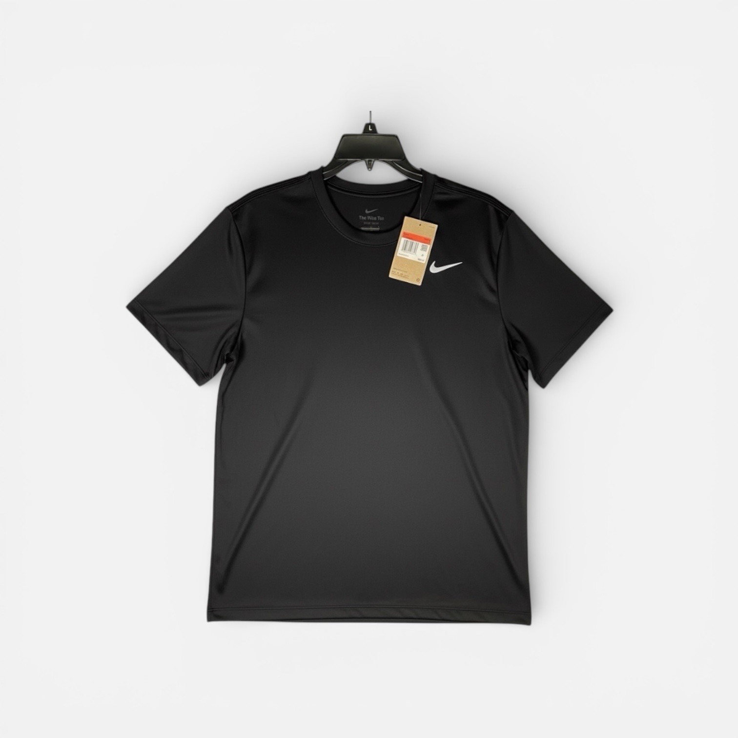 Nike Men’s Dri-FIT Training Tee, Short Sleeve Crew Neck Workout Shirt Large