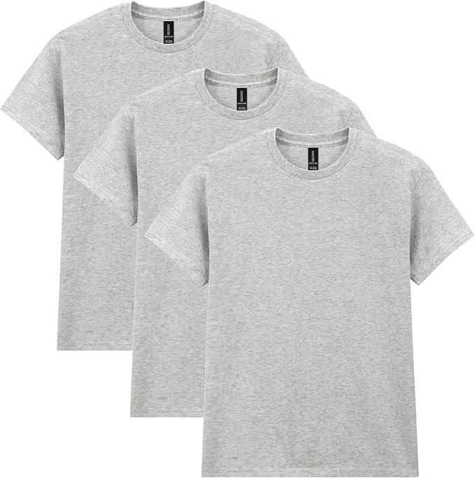 Gildan (3-pack) Solid Ultra/Heavy Cotton Short Sleeve Blank T-Shirt S-3XL