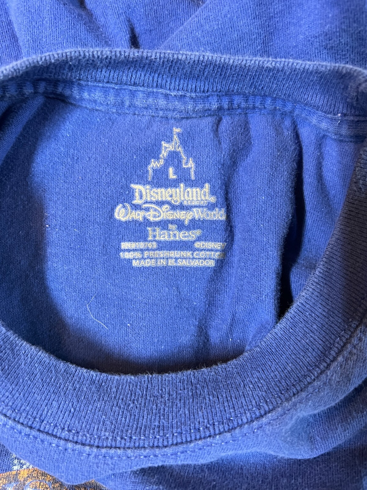 Disneyland The Happiest Memories On Earth Since 55 Adult Large L Blue T Shirt