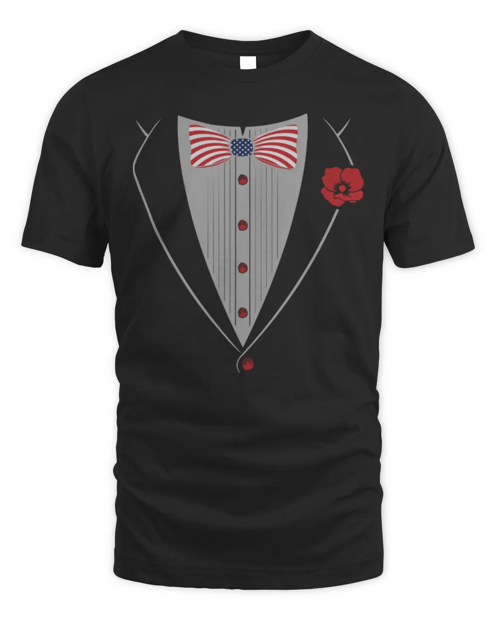 Fat Electrician Merch Patriotic Tuxedo Shirt