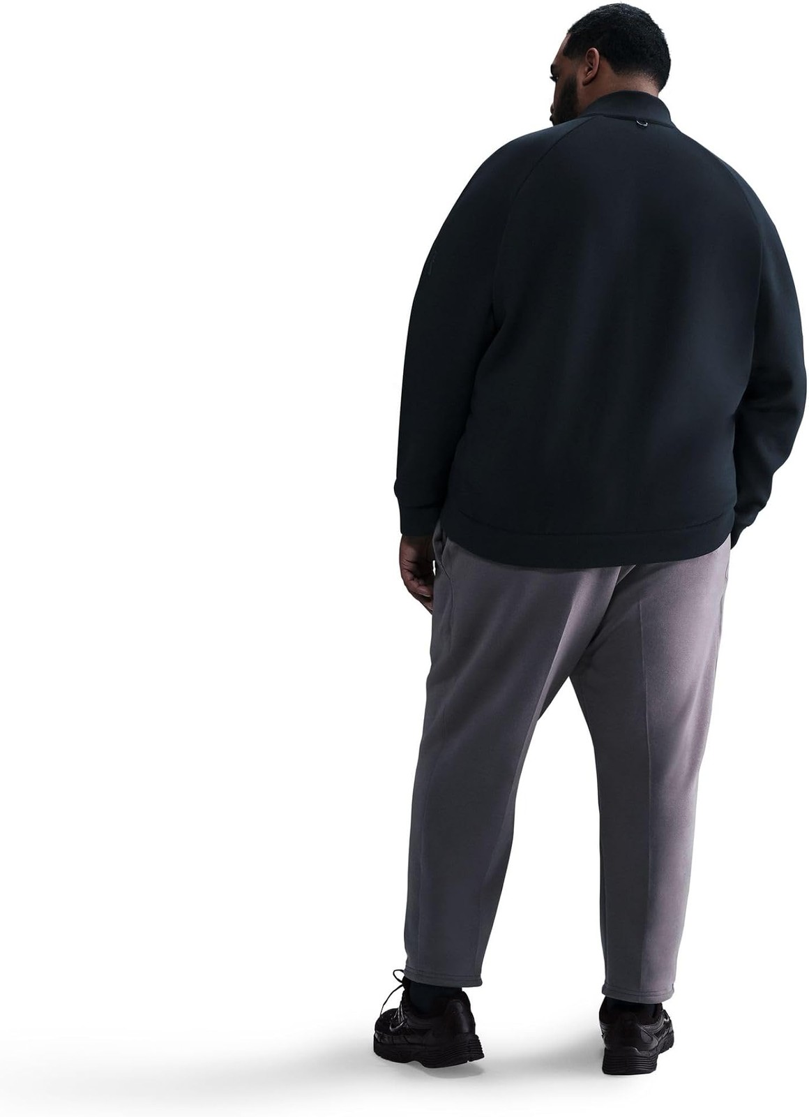 Nike 24.7 ImpossiblySoft Men’s Dri-FIT 1/2-Zip Top (HQ6953-010, Black/Dark Smoke
