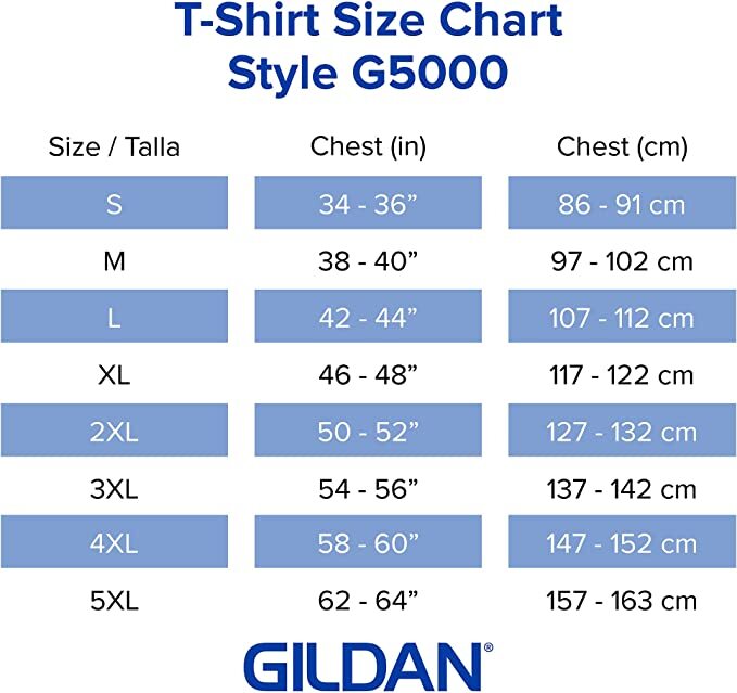 Gildan 3-PACK Men’s Heavy Cotton T-Shirt (Pack of 3) Bulk Solid Blank Regula Fit