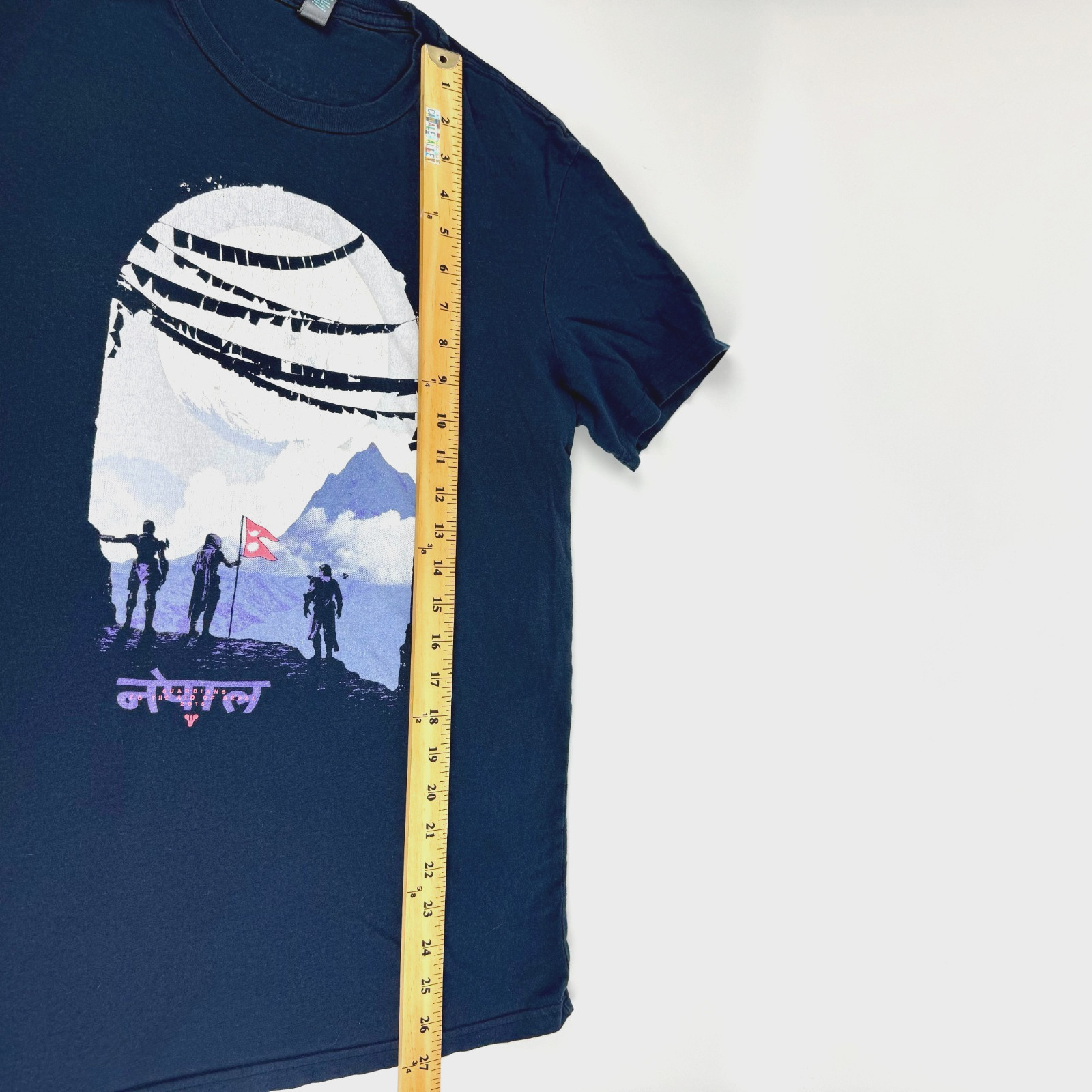 Bungie Destiny 2 Nepal Guardians 2015 Playstation T Shirt Earthquake Relief MED