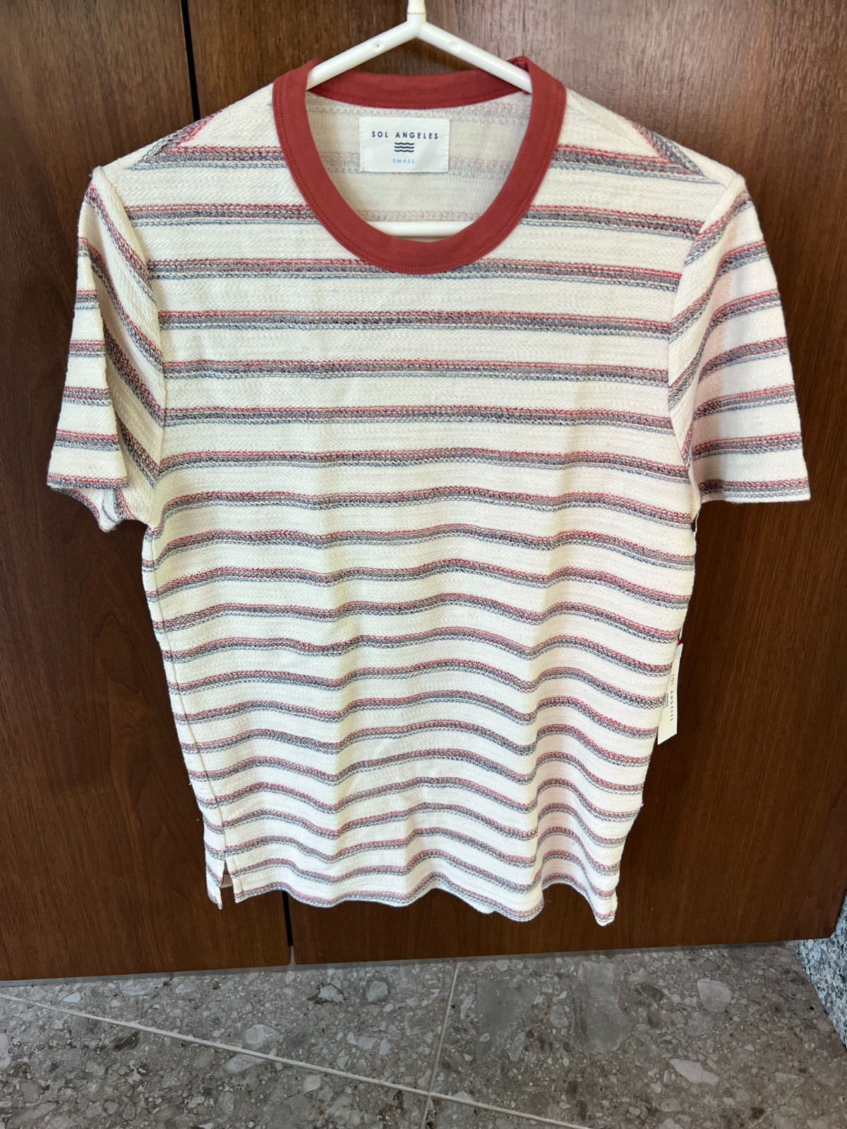 Sol Angeles Stripe Crew T Shirt Mens Size:Small