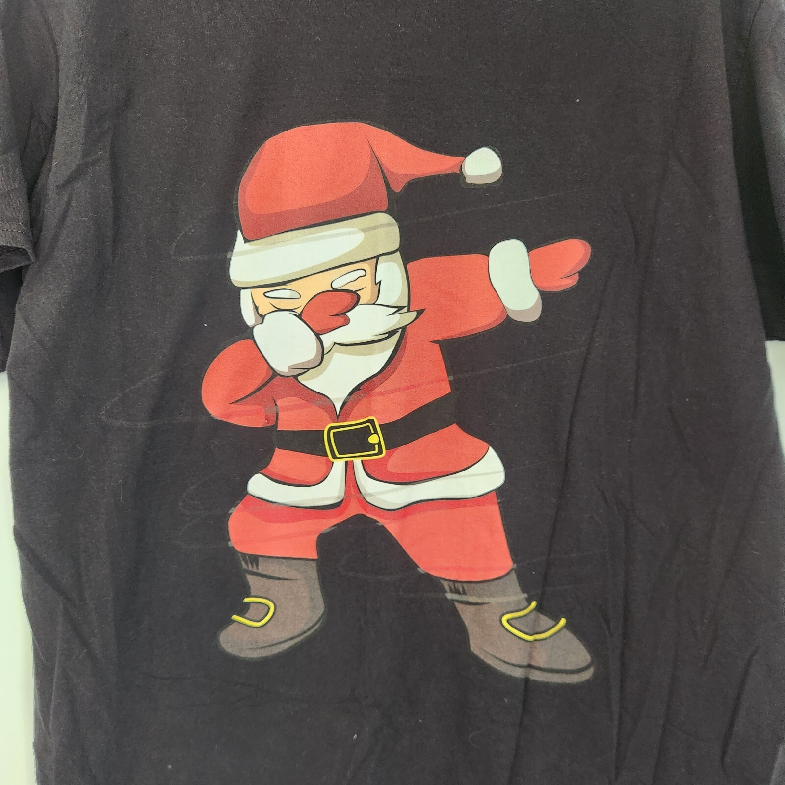 Dabbing Santa Claus Christmas T-Shirt Unisex Funny Xmas Dab Dance T-Shirt Large