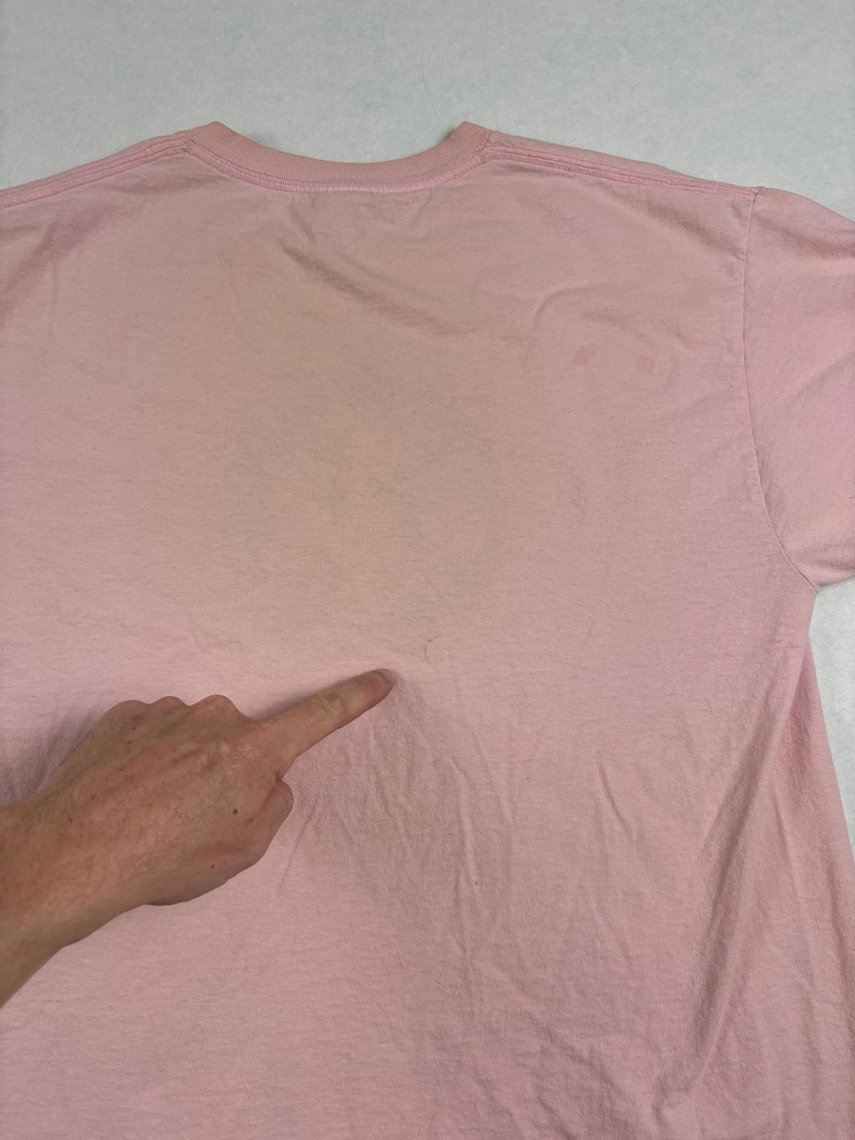 Pink Seminoles heavily distressed tee