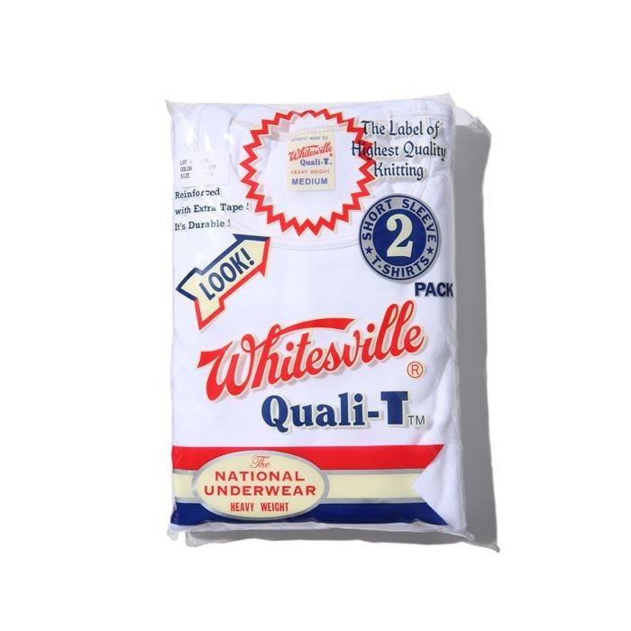 WHITESVILLE 2-PACK T-SHIRT – White [ WV73544 ] Made in Japan