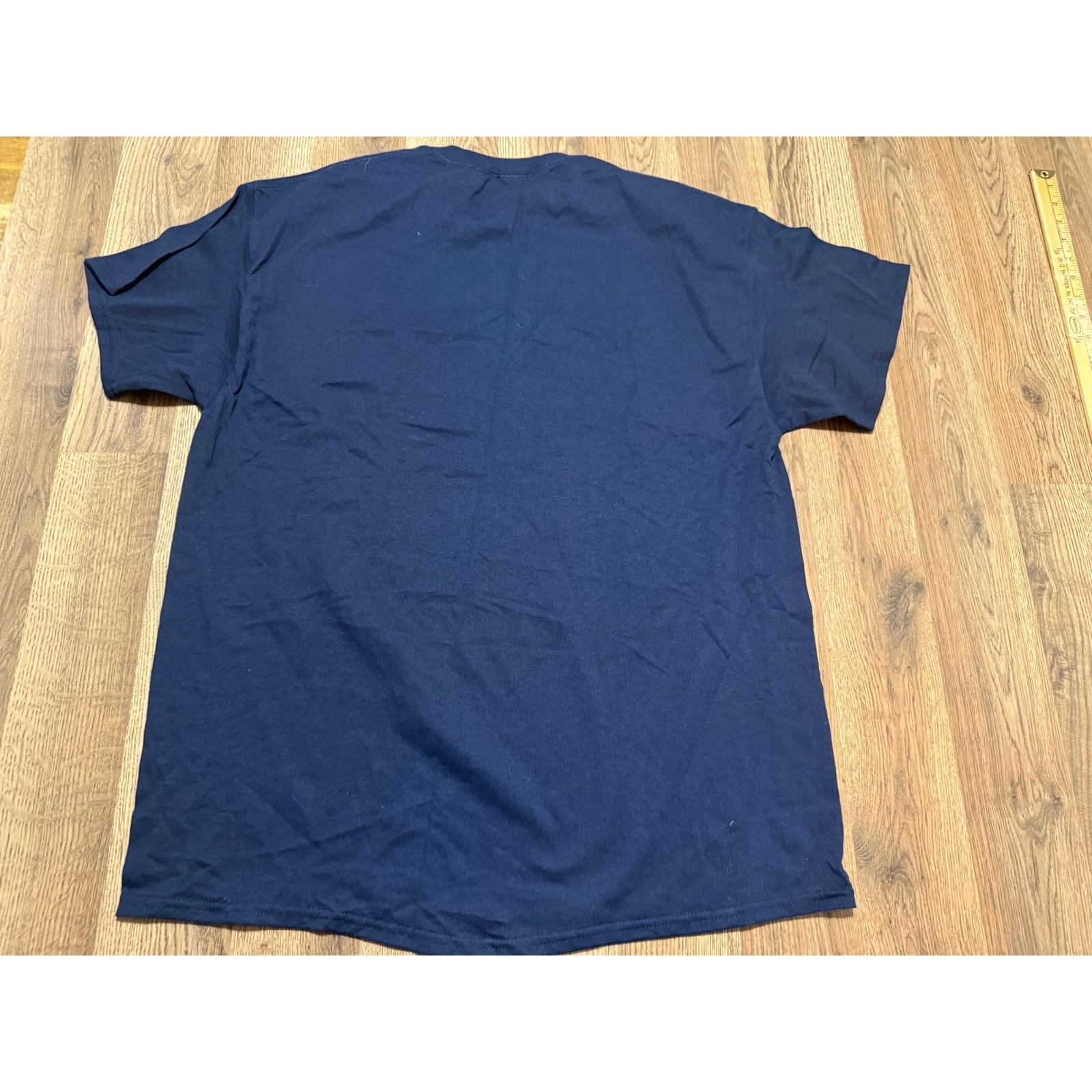 Gildan T-Shirt Mens XL Navy Blue Adult DryBlend Short Sleeve Crew Neck Excellent