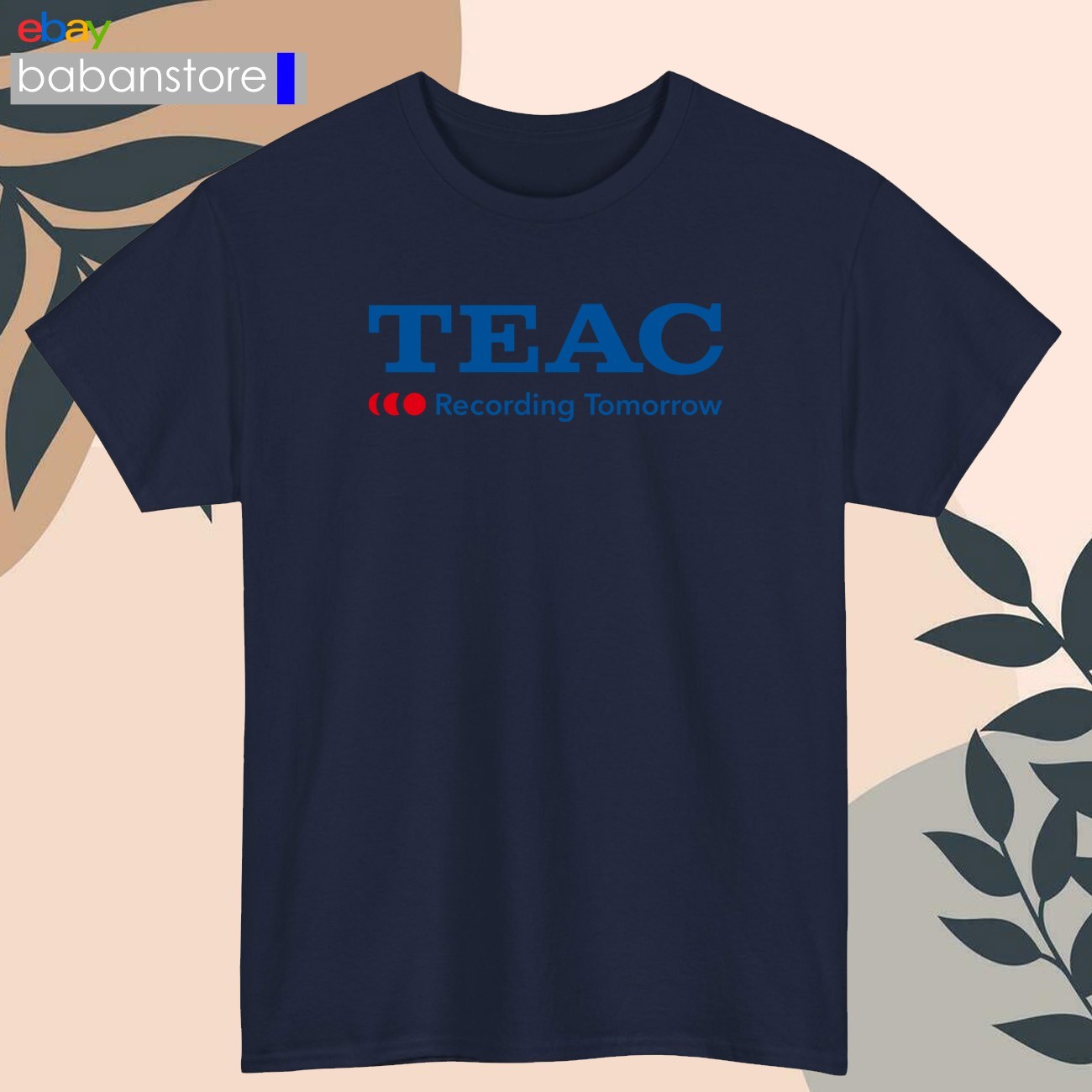 TEAC Corporation Electro Logo Black/White/Grey/Navy/Light Blue T-Shirt S-5XL