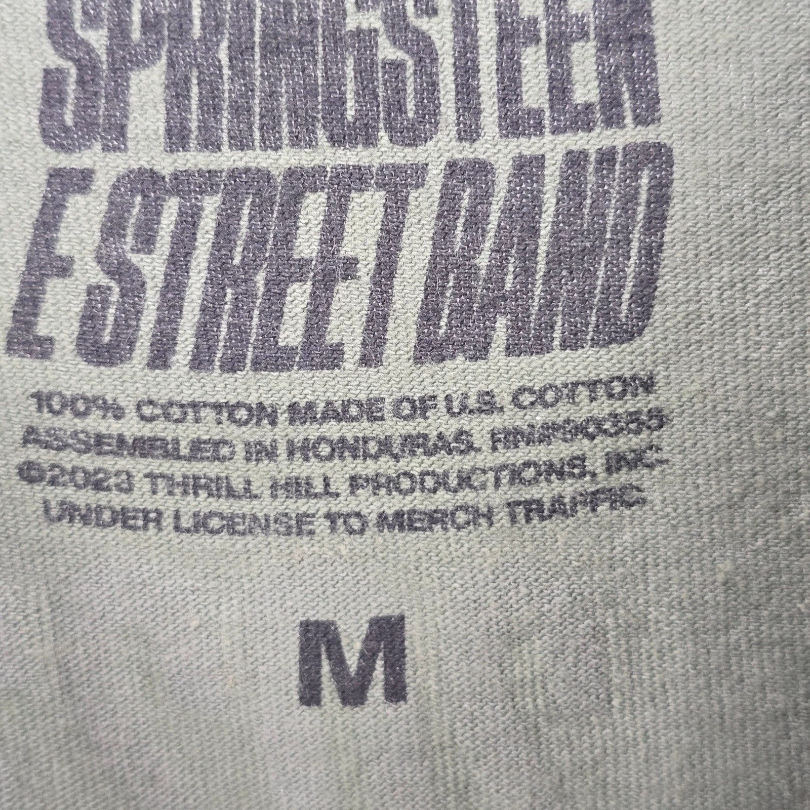 Bruce Springsteen Tshirt Mens Medium E Street Band 2023 World Tour Concert