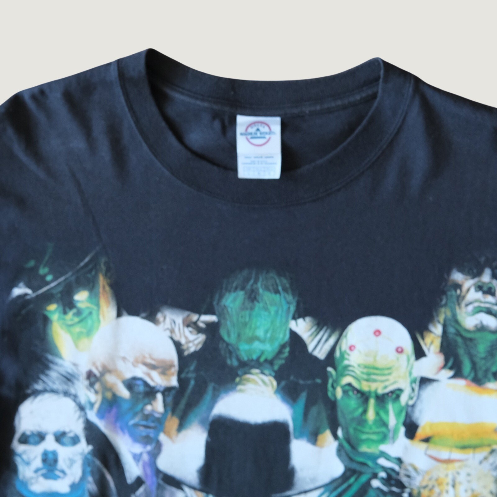 Delta T-Shirt Mens Black DC Comics Legion of Doom Graphic Vintage L Streetwear