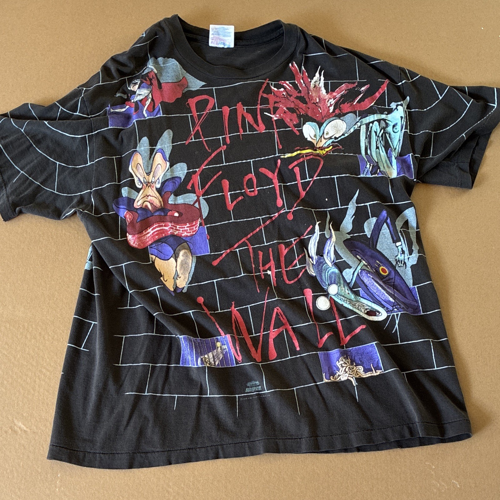 Pink Floyd the Wall T-Shirt Vintage, XL