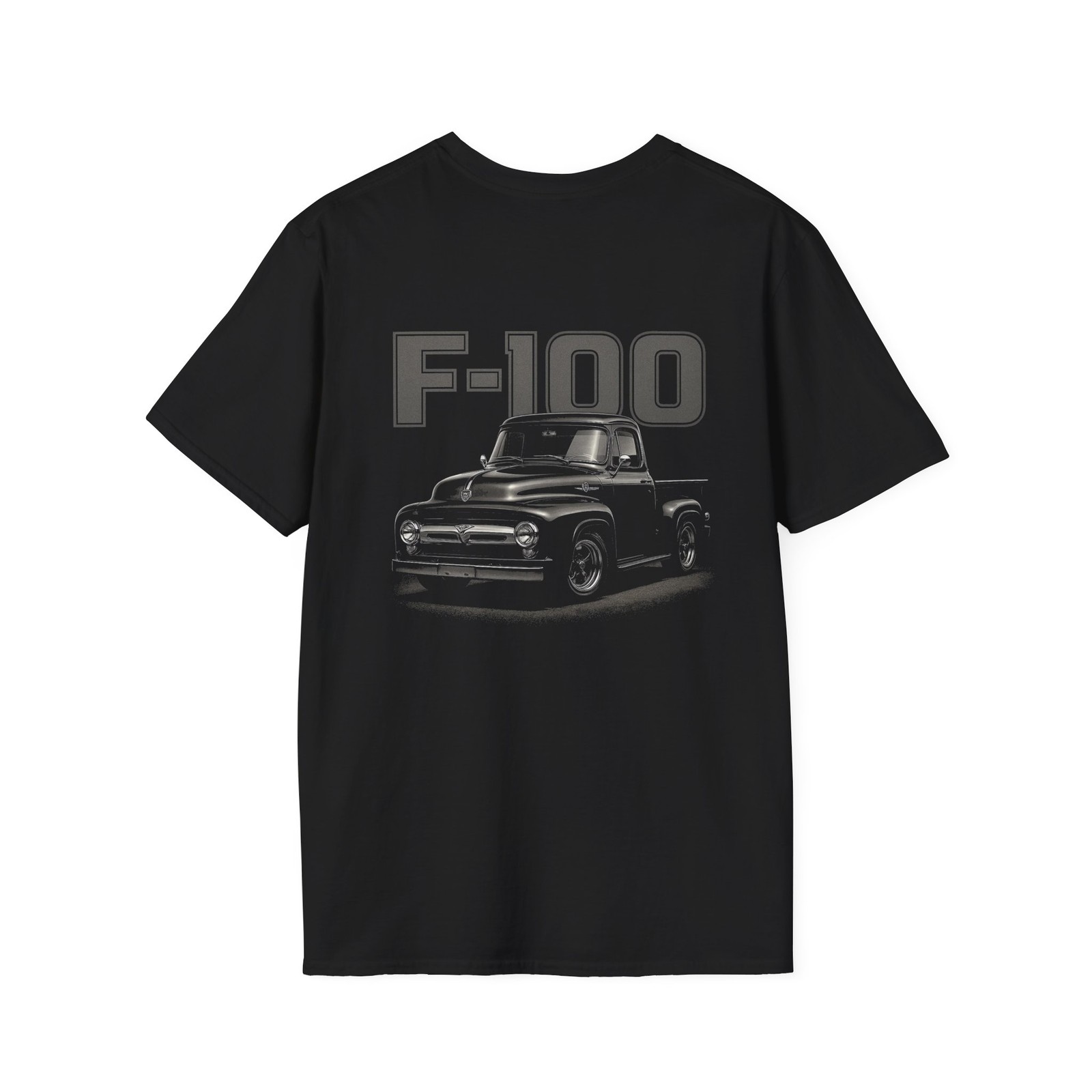 Black 1956 Ford F-100 Shirt | Classic Pickup Truck Vintage Hot Rod Tee Gift