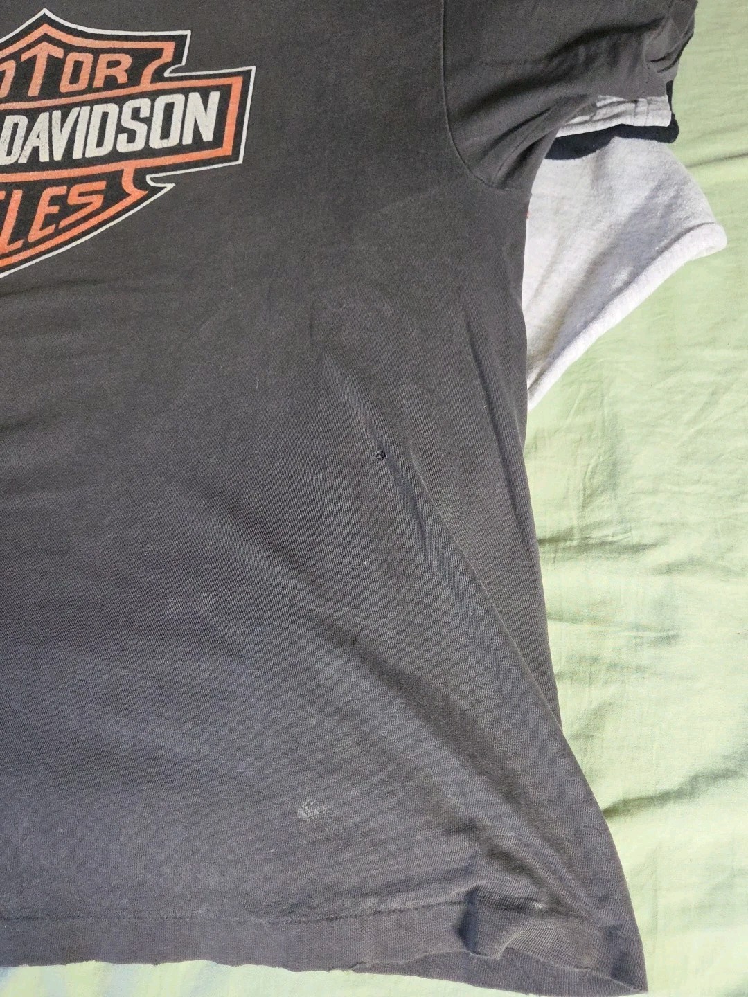 VTG Y2K T-Shirt Lot OF 12 Harley Davidson 3D Emblem Lightning Thunder Mens L-2XL