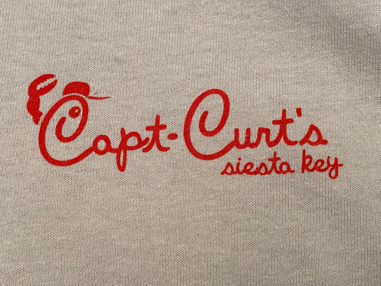 Gildan Unisex Capt Curt’s Siesta Key Multi-Colored Graphic Cotton T-Shirt Small