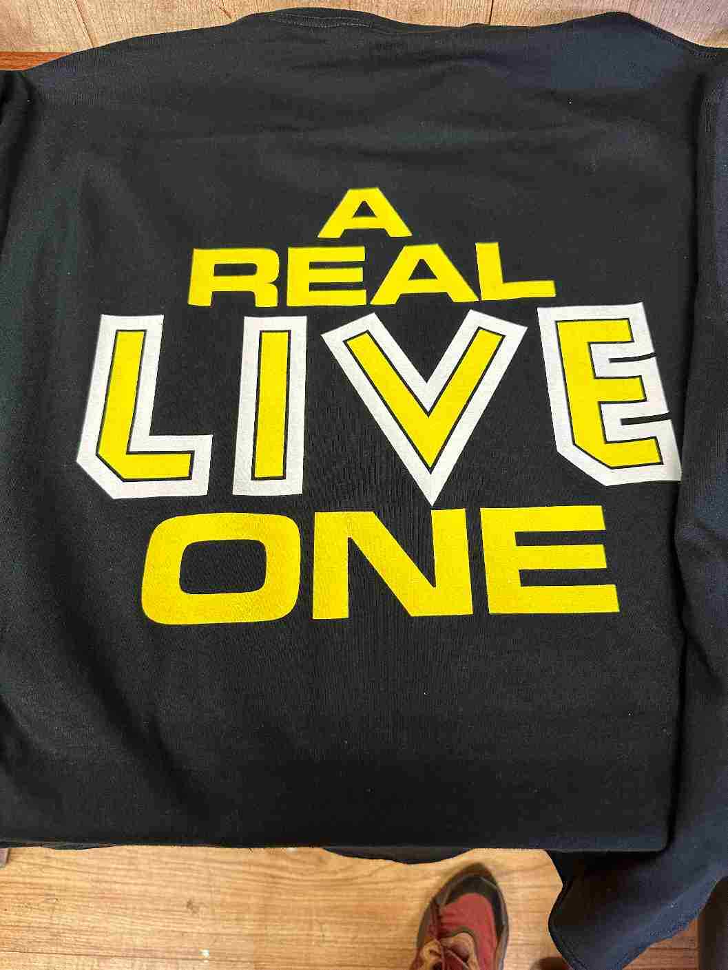 Iron Maiden A Real Live One Black T-Shirt Size S to 2XL
