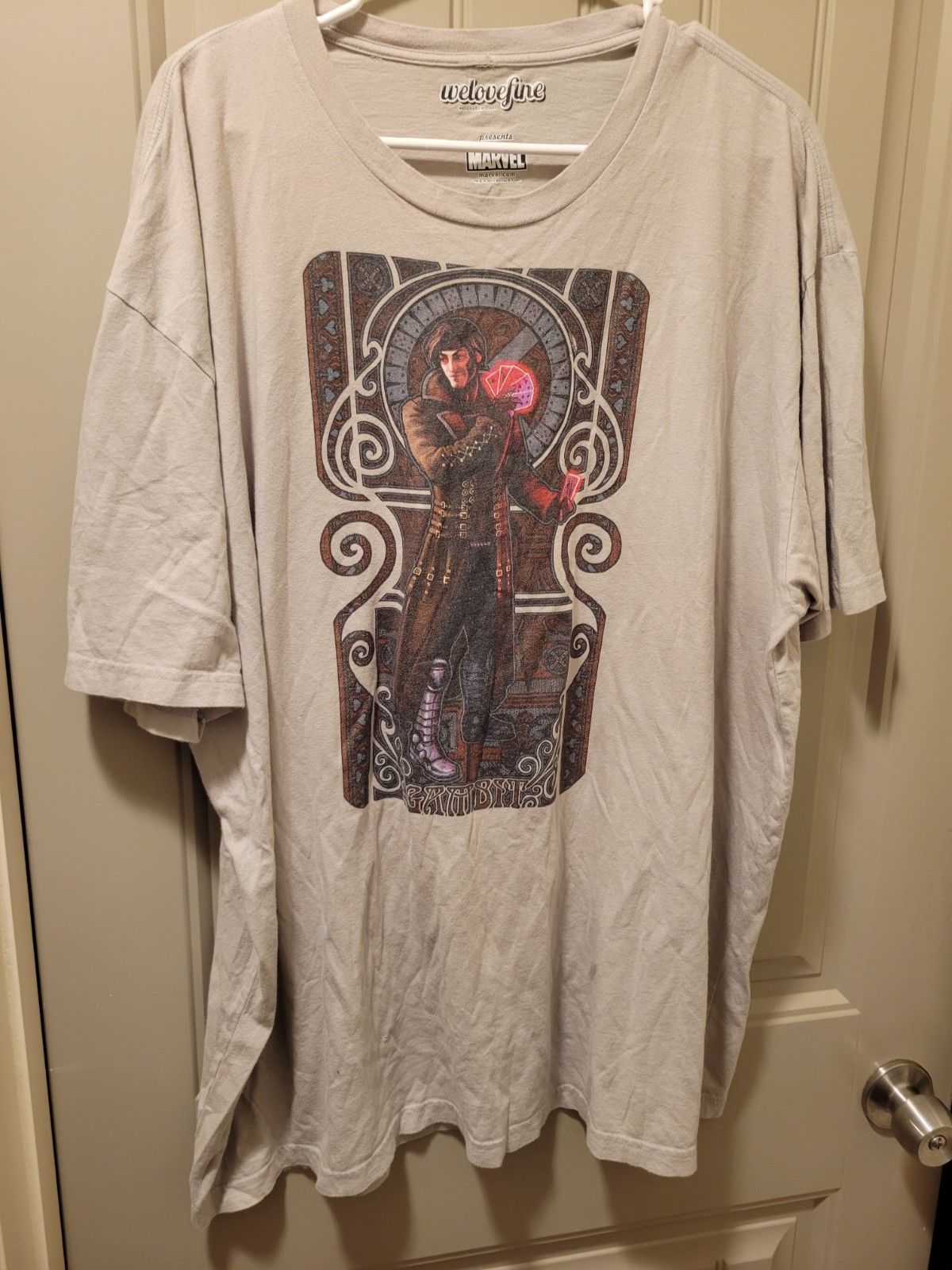 WeLoveFine Gambit Marvel Comics Shirt Mens Sz 3XL X-men