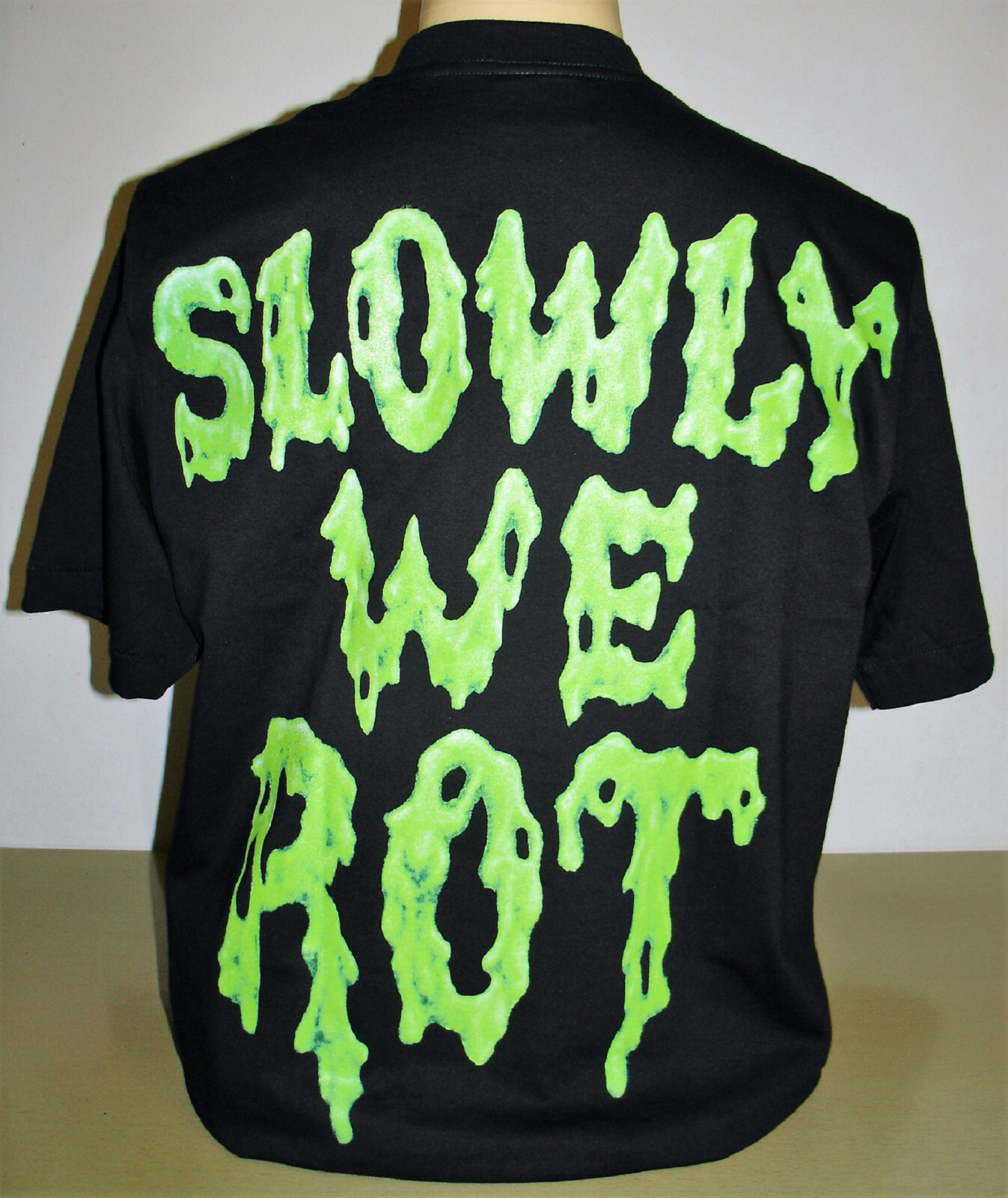 Obituary Slowly We Rot Black T-Shirt Size S M L XL 2XL 3XL Death Metal Band New