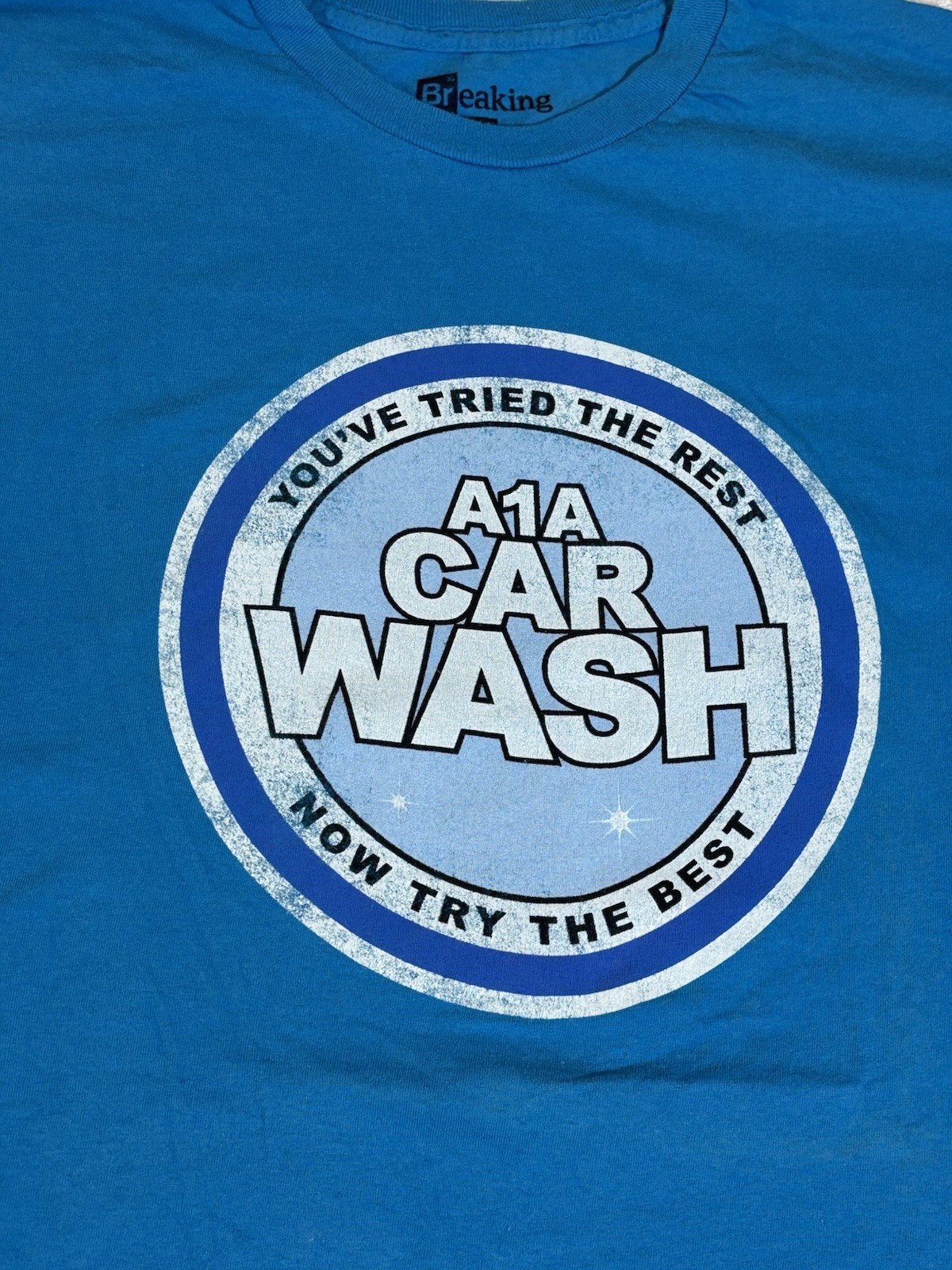 Breaking Bad 2013 Official TV Show A1A Car Wash Shirt Men’s Size 2XL