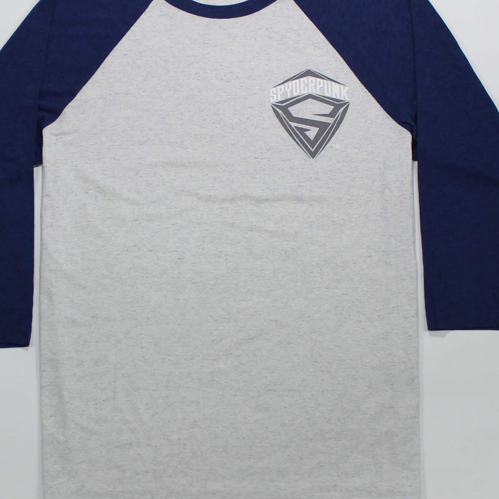 Unisex Baseball Tee Light Weight 4.5oz With Spyderpunk Sports Logo and Hem Tag