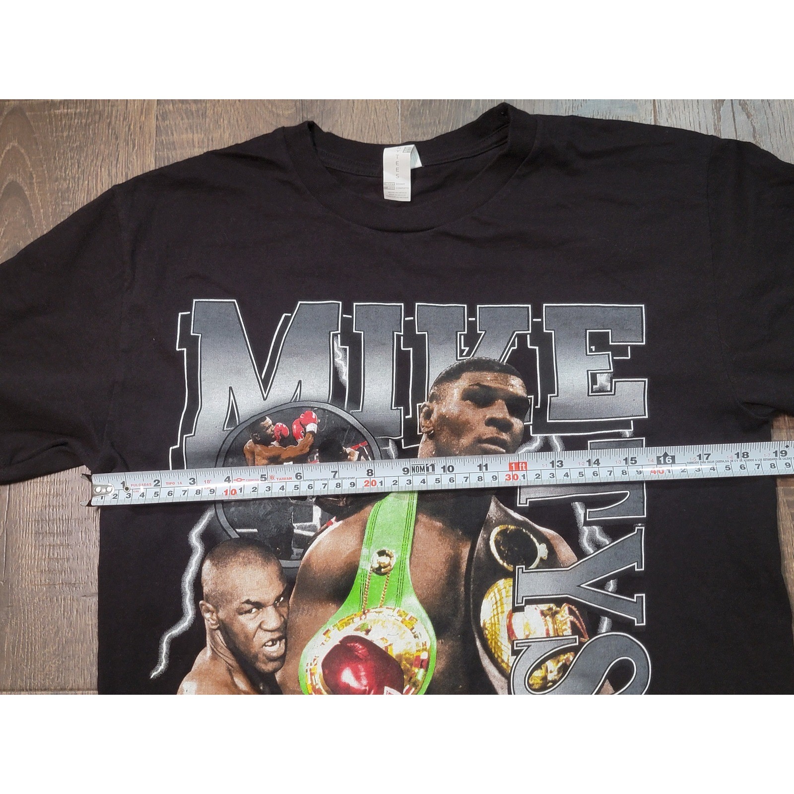 Mike Tyson Iron Mike Boxing Graphic T Shirt Black Mens Size Medium