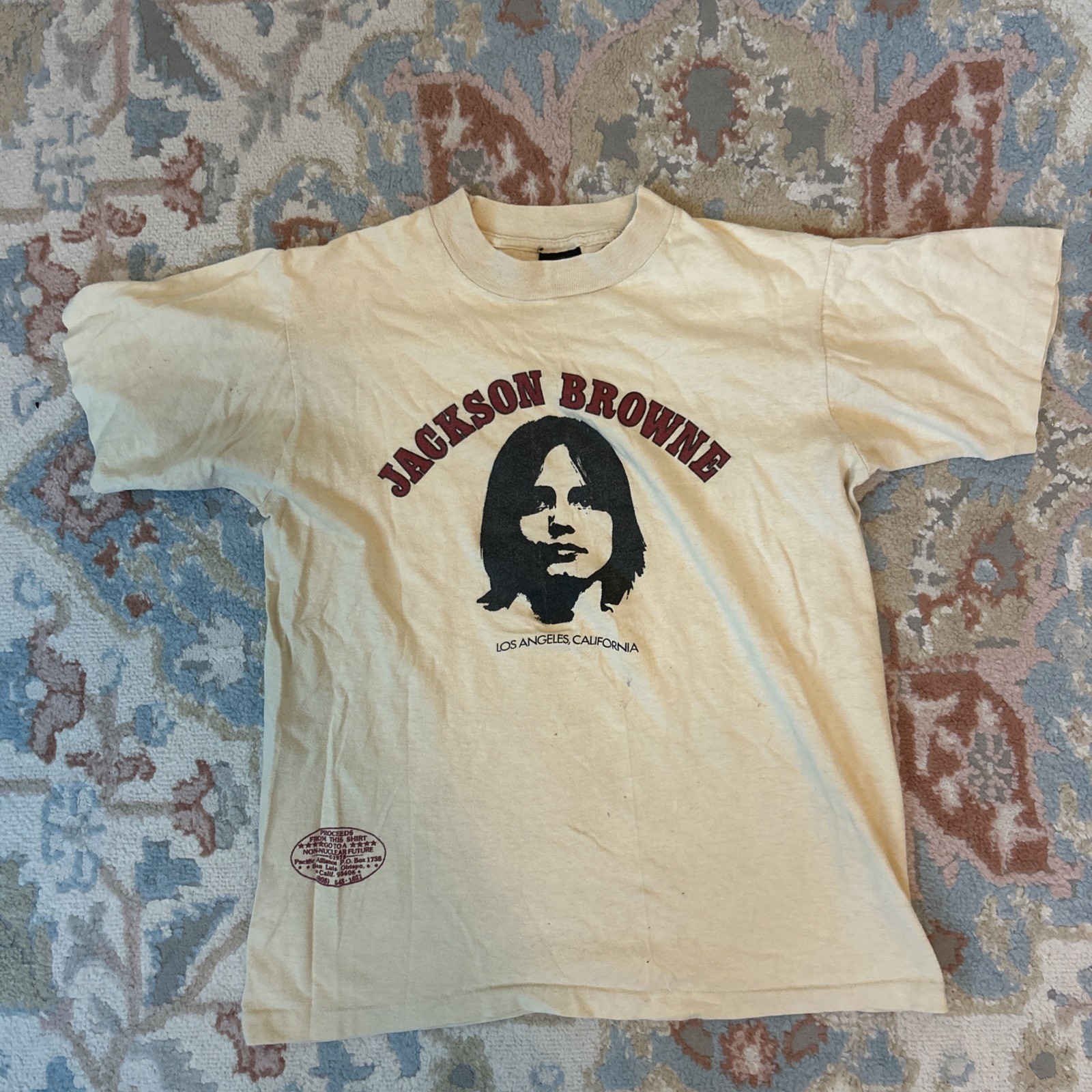 Authentic vintage and rare 70’s Jackson Browne Non-Nuclear Future shirt