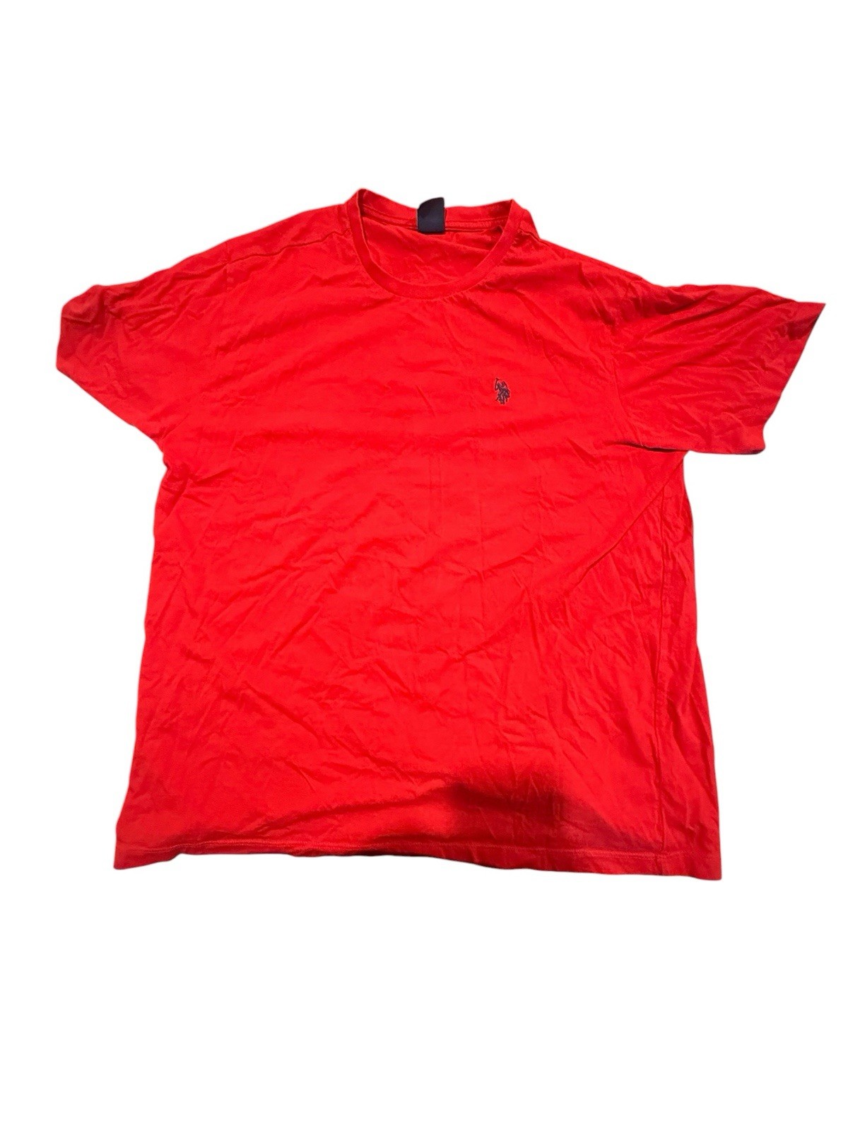 US Polo Assn. Men’s Red T Shirt Size XL 100% Cotton