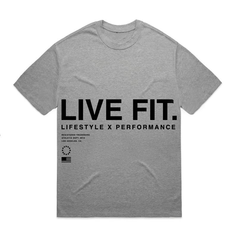 Men’s Sport Gym Cotton Oversized Graphic Printed T-shirt Summer Streetwear Top