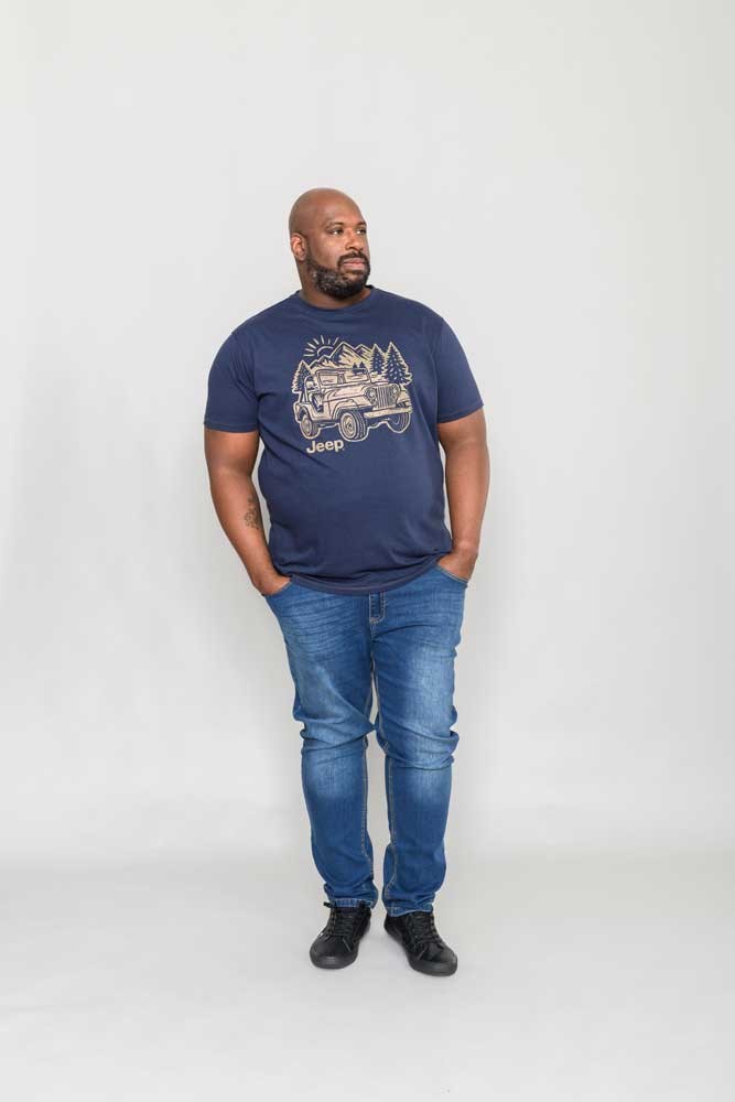 D555 Comfortable Men’s Quality Everyday Short Sleeve T-shirt with Round Neck